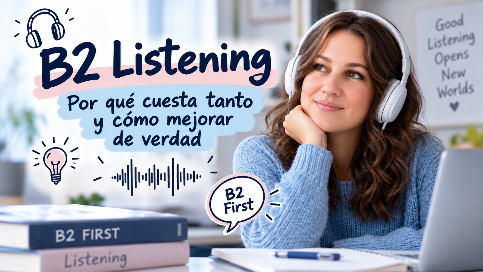 B2 Listening: cómo mejorar la comprensión auditiva para preparar B2 First